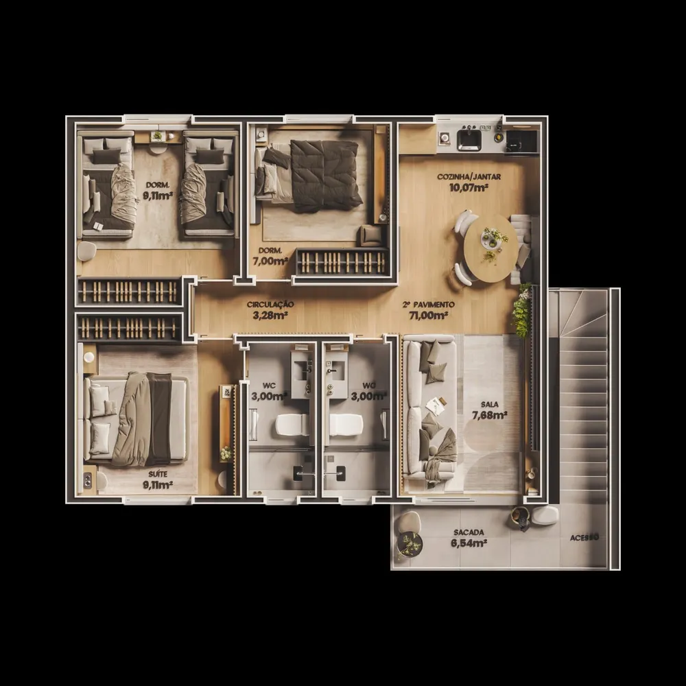 Casa, 3 quartos, 141 m² - Foto 5