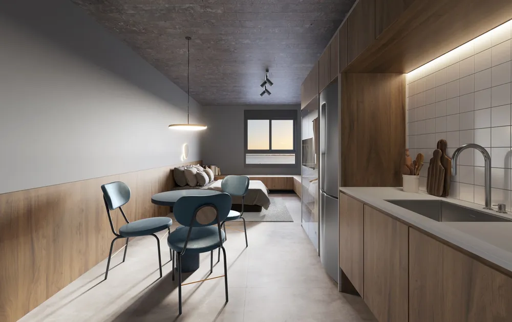 Apartamento, 1 quarto, 32 m² - Foto 3