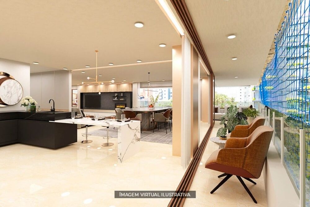 Apartamento à venda com 4 quartos, 377m² - Foto 2