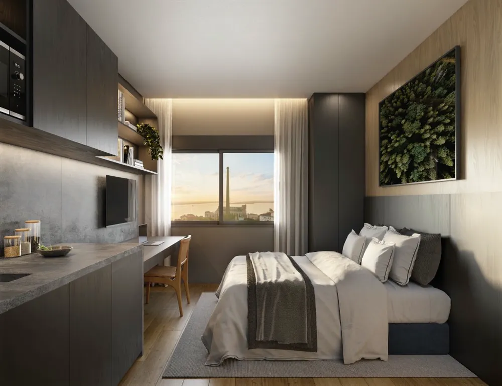 Apartamento, 1 quarto, 23 m² - Foto 2