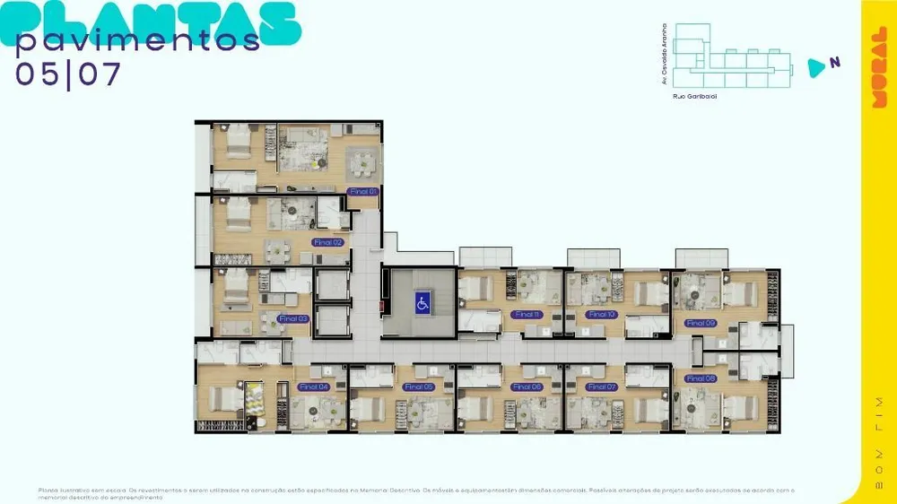 Apartamento, 1 quarto, 43 m² - Foto 8