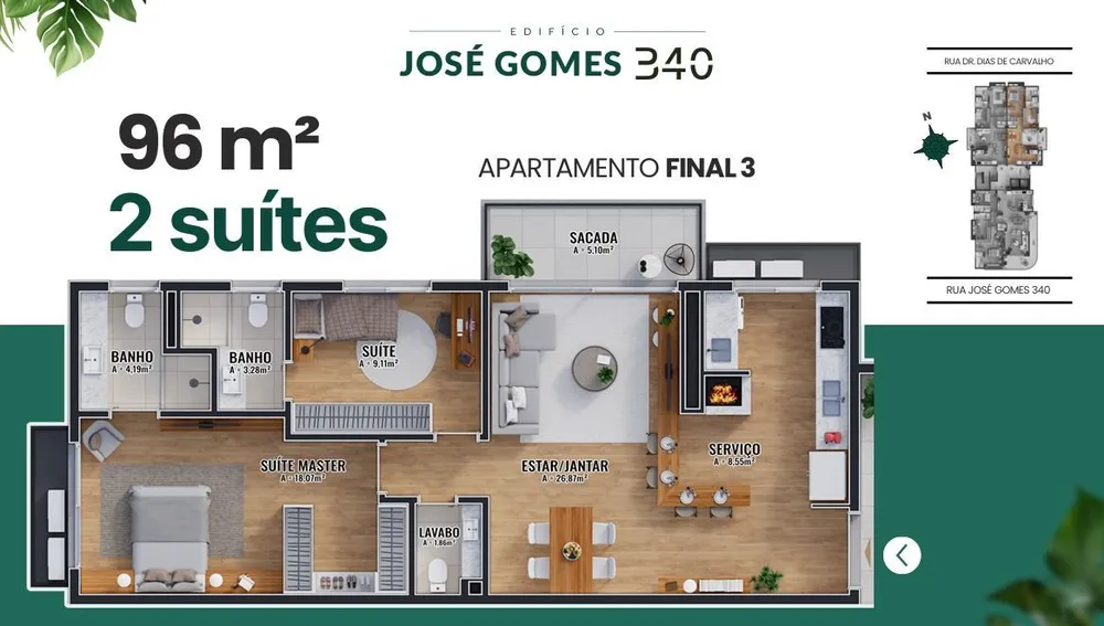 Apartamento, 3 quartos, 170 m² - Foto 5