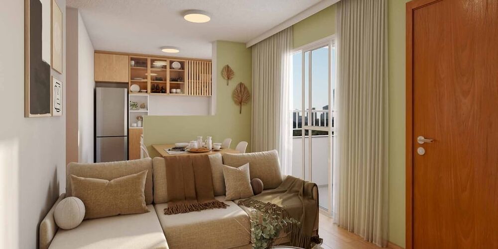 Apartamento à venda com 2 quartos, 43m² - Foto 2