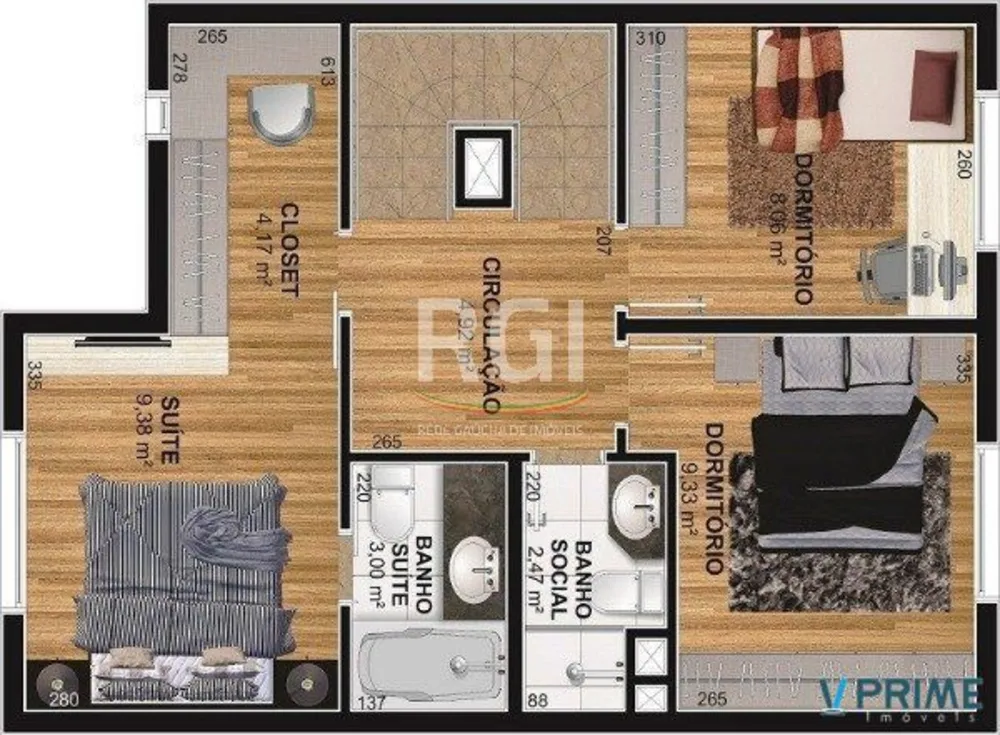 Casa de Condomínio, 4 quartos - Foto 3