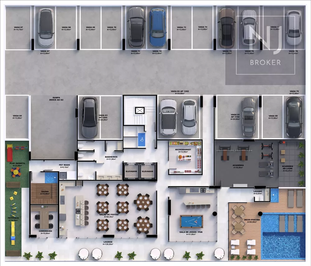 Apartamento, 3 quartos, 99 m² - Foto 2