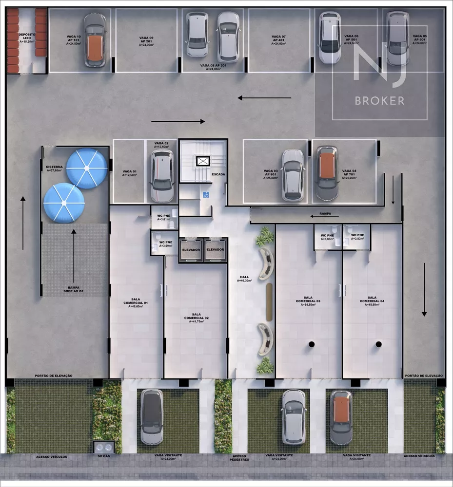 Apartamento, 3 quartos, 99 m² - Foto 1