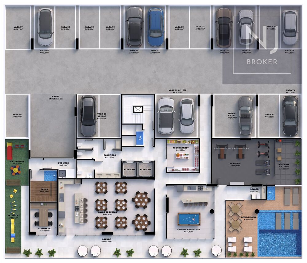 Apartamento à venda com 3 quartos, 99m² - Foto 7