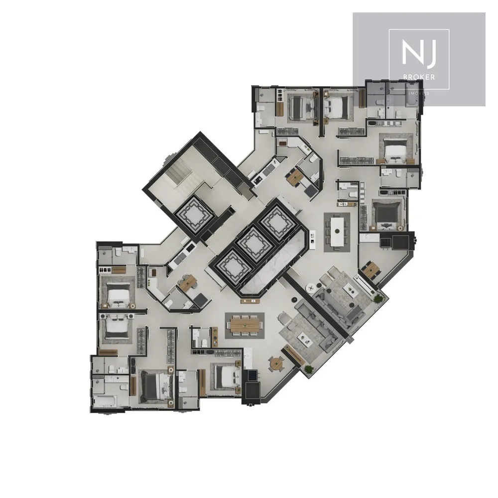 Apartamento, 4 quartos, 182 m² - Foto 5