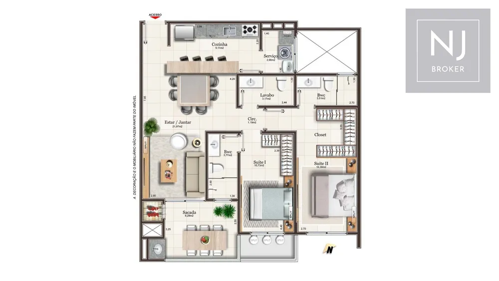 Apartamento, 2 quartos, 94 m² - Foto 5