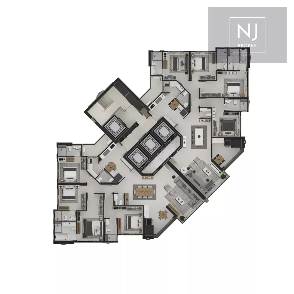 Apartamento, 4 quartos, 182 m² - Foto 4