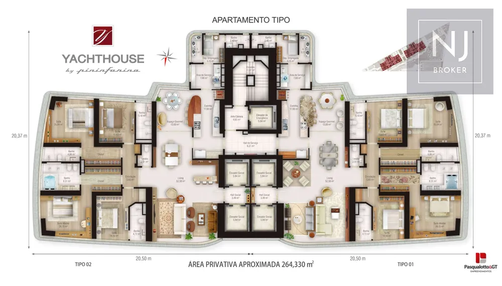 Apartamento, 7 quartos, 421 m² - Foto 7