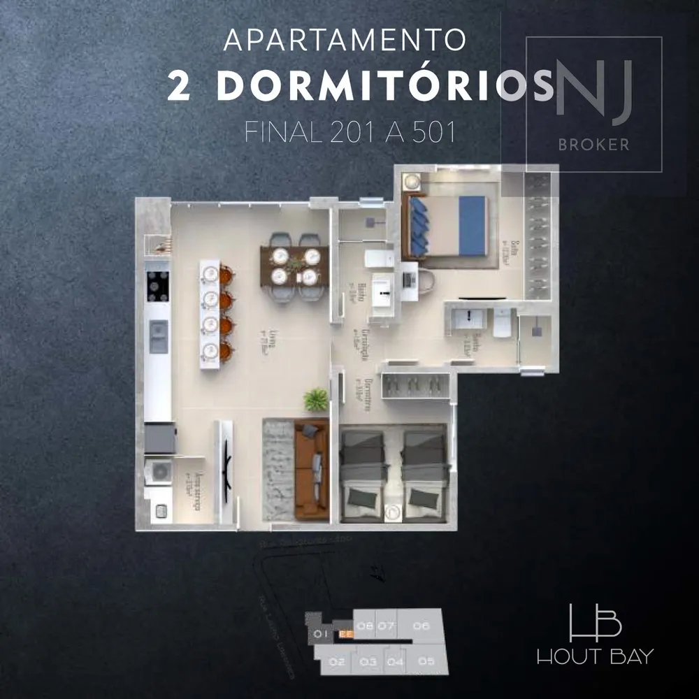 Apartamento, 2 quartos, 68 m² - Foto 8