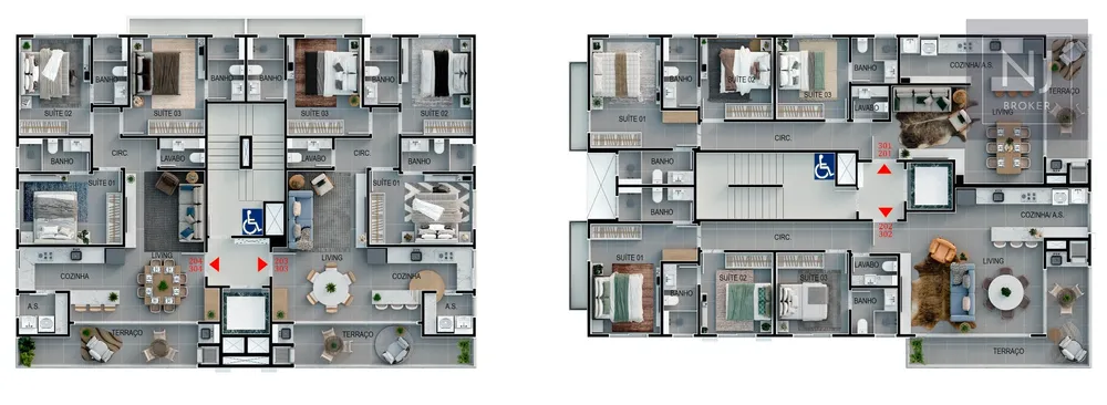 Apartamento, 3 quartos, 102 m² - Foto 7