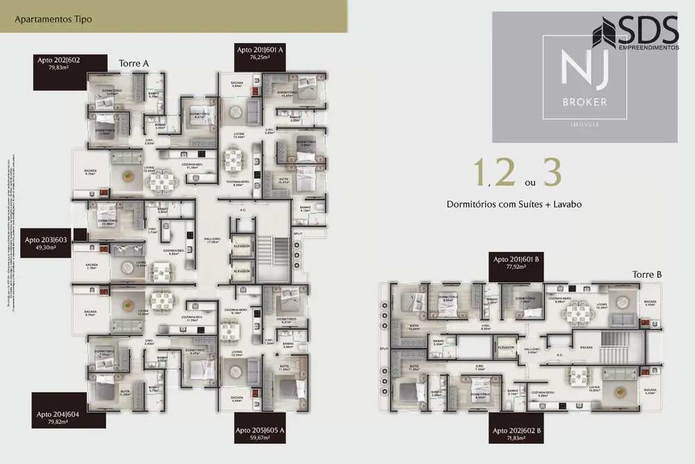 Apartamento, 3 quartos, 79 m² - Foto 12