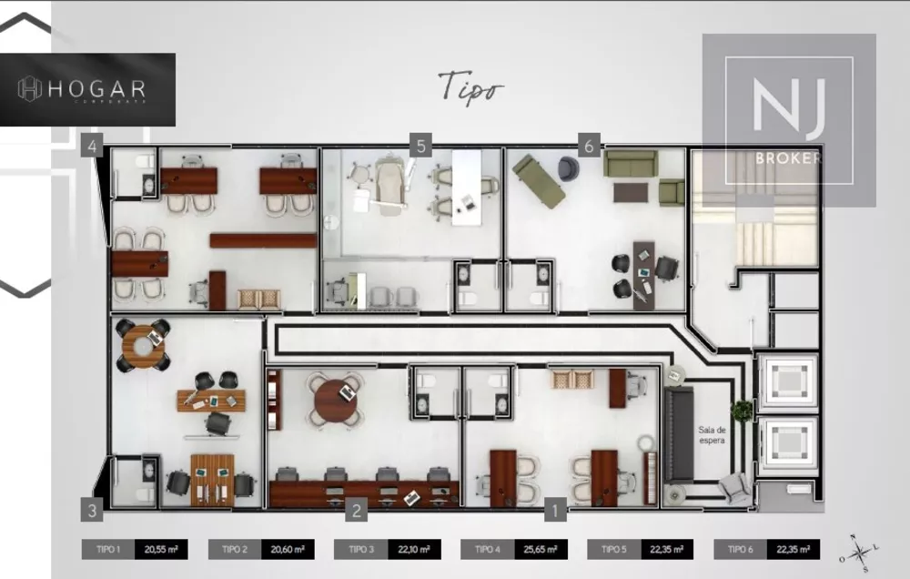 Sala-Conjunto, 22 m² - Foto 3