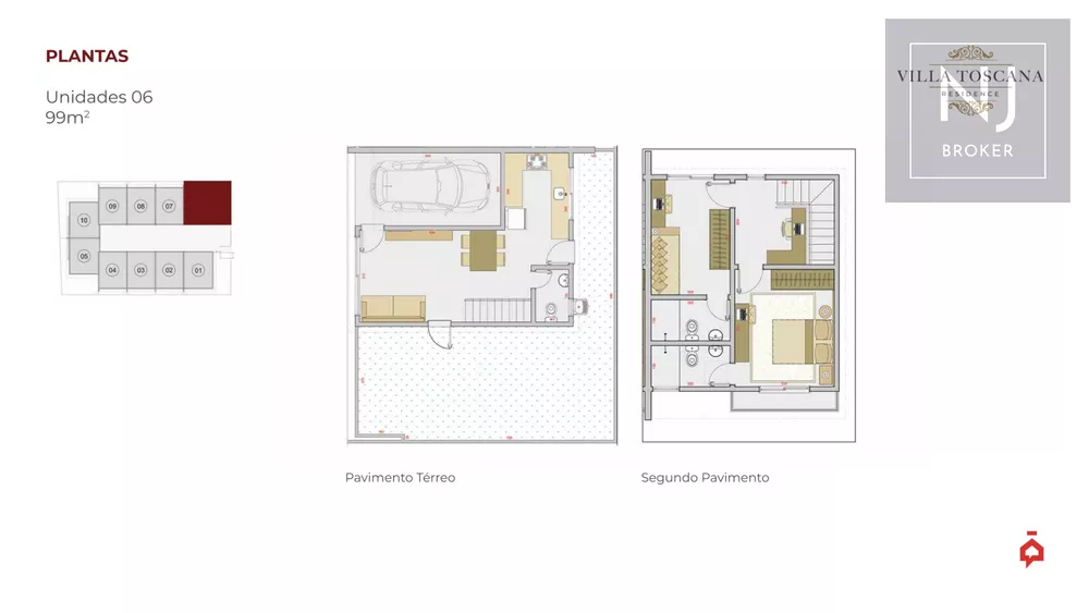 Sobrado, 2 quartos, 99 m² - Foto 1