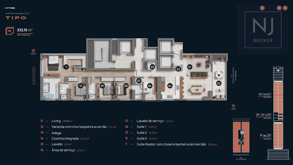 Apartamento, 4 quartos, 232 m² - Foto 15