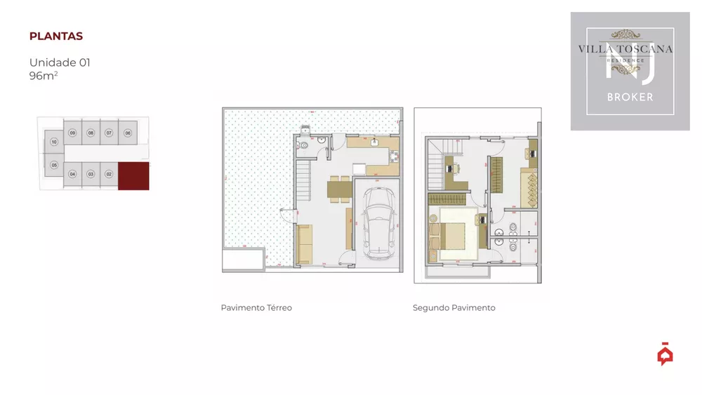 Sobrado, 2 quartos, 96 m² - Foto 1
