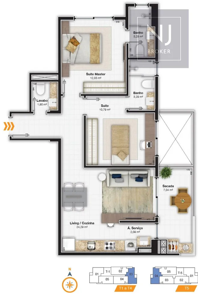 Apartamento, 2 quartos, 76 m² - Foto 16