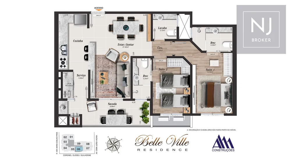 Apartamento, 2 quartos, 86 m² - Foto 7