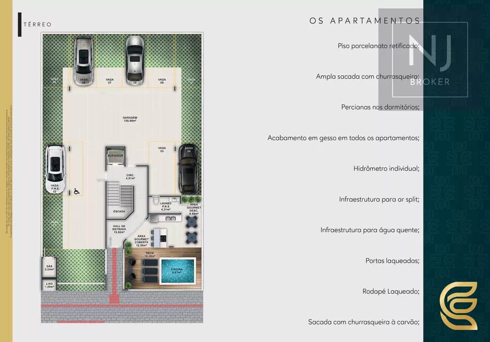 Apartamento, 2 quartos, 57 m² - Foto 2