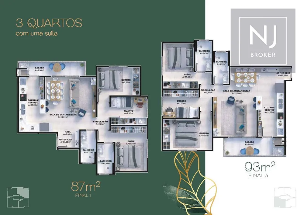 Apartamento, 3 quartos, 87 m² - Foto 13