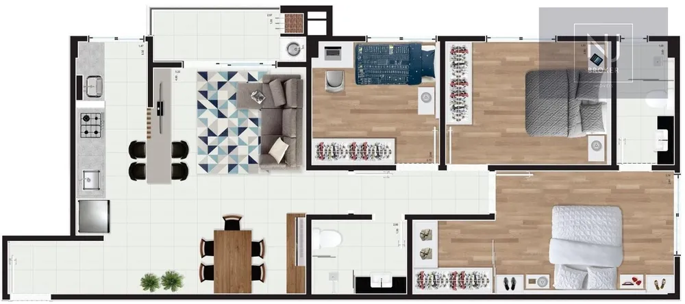 Apartamento, 3 quartos, 76 m² - Foto 12