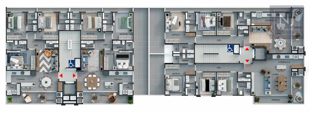 Apartamento, 3 quartos, 104 m² - Foto 15