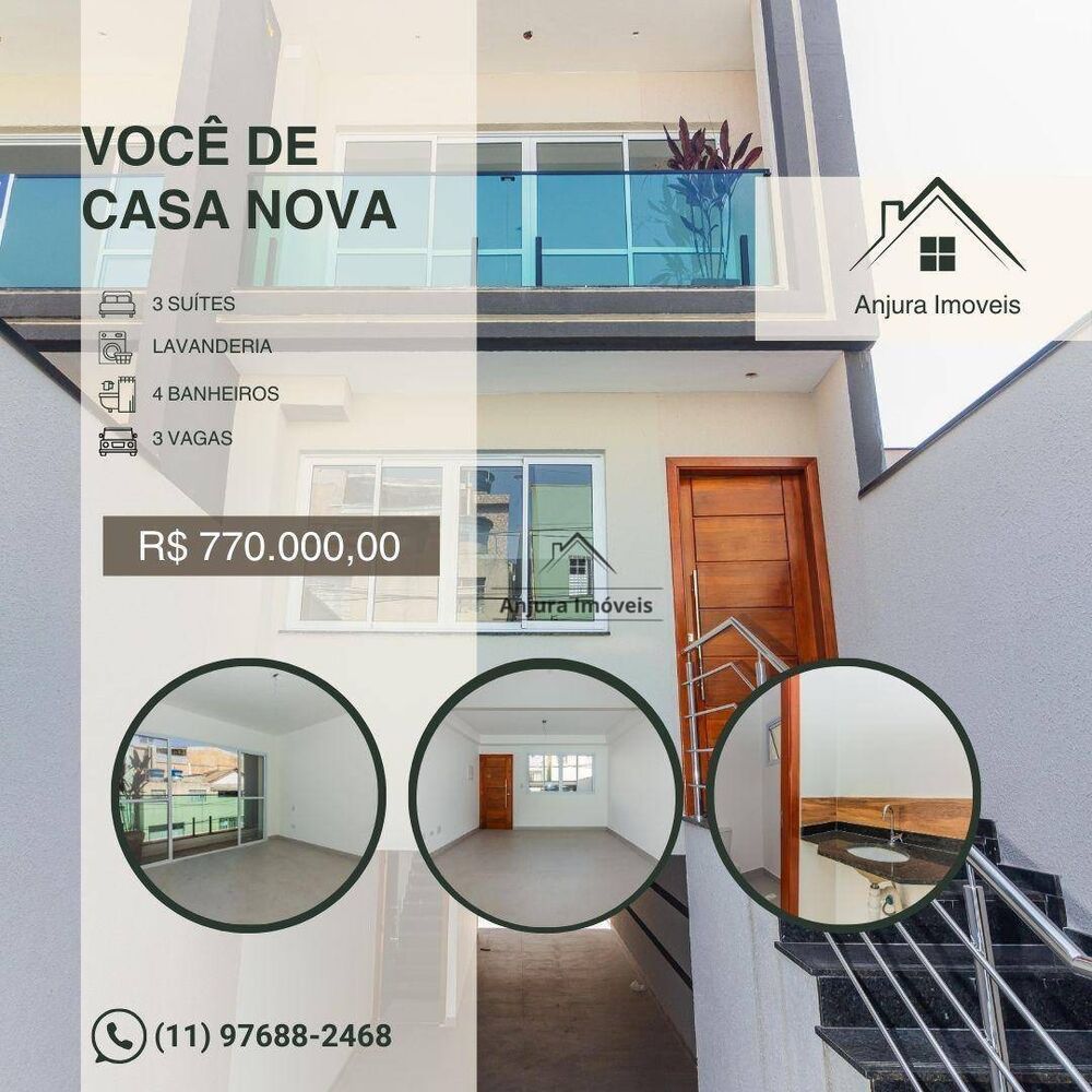 Sobrado, 3 quartos, 180 m² - Foto 1