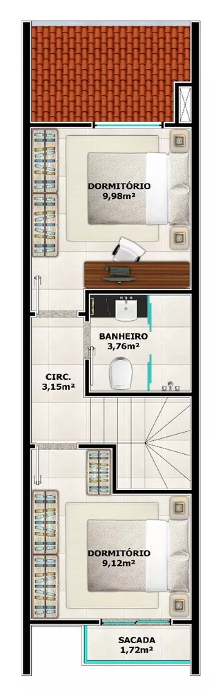 Casa, 2 quartos, 75 m² - Foto 4
