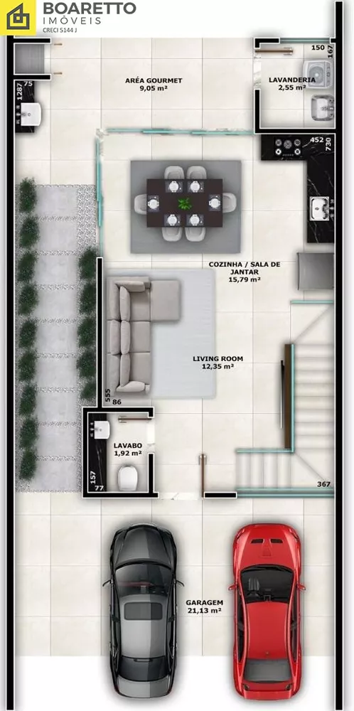 Casa, 3 quartos, 148 m² - Foto 8