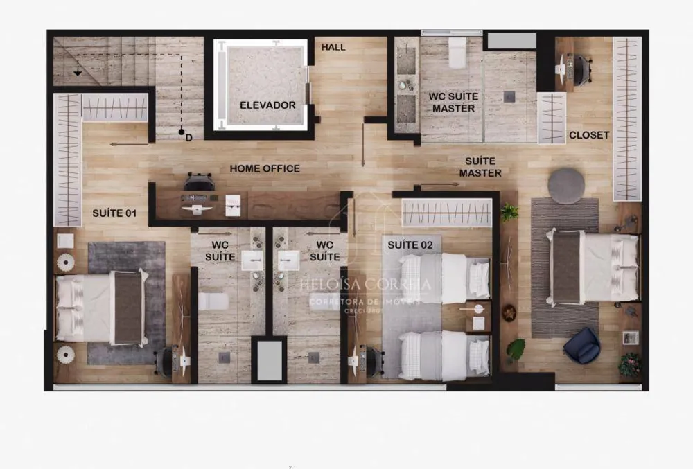 Apartamento, 3 quartos, 175 m² - Foto 2