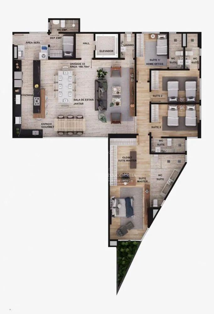 Apartamento, 3 quartos, 175 m² - Foto 4