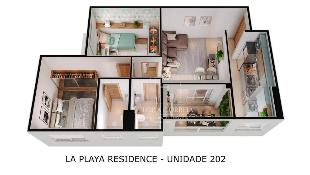 Apartamento, 1 quarto, 42 m² - Foto 3