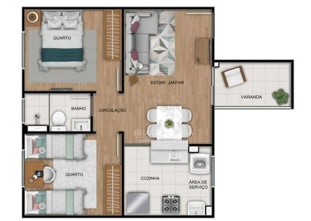 Apartamento, 2 quartos, 41 m² - Foto 1