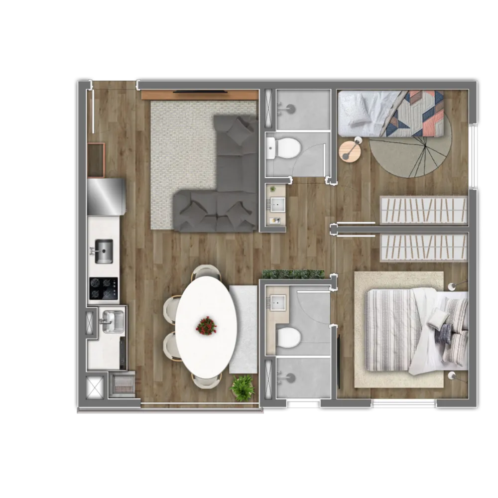 Cobertura, 2 quartos, 81 m² - Foto 15