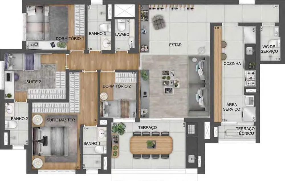 Apartamento, 2 quartos, 66 m² - Foto 20