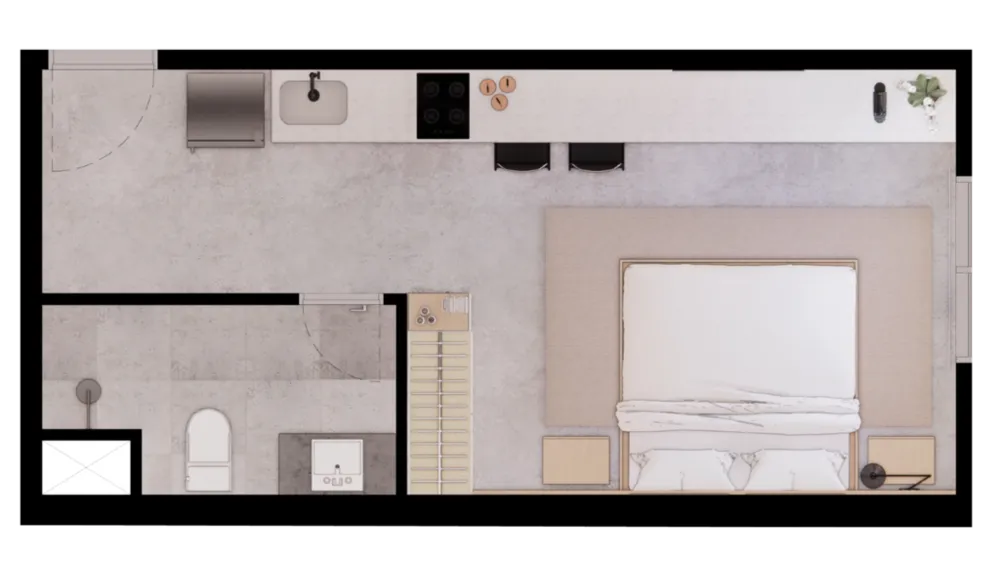 Apartamento, 1 quarto, 26 m² - Foto 16