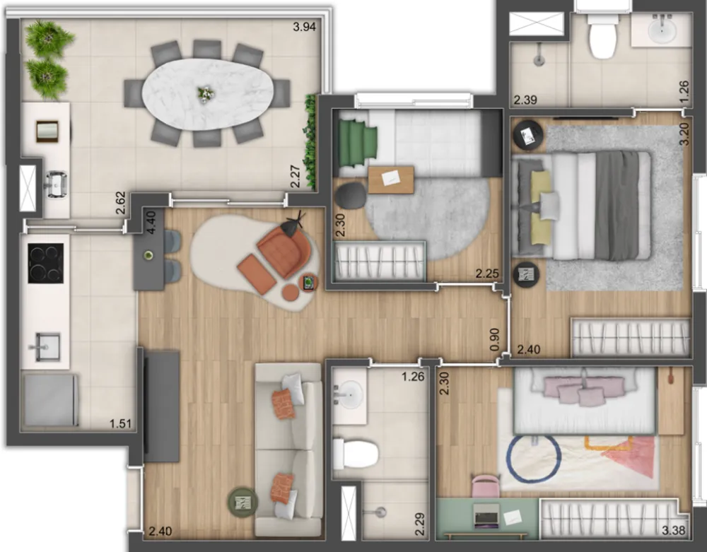 Apartamento, 1 quarto, 30 m² - Foto 18