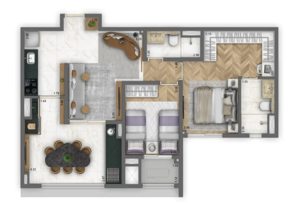 Apartamento, 3 quartos, 120 m² - Foto 16