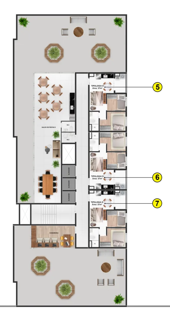 Apartamento, 2 quartos, 48 m² - Foto 8