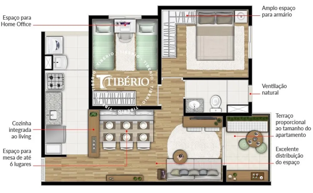 Apartamento, 2 quartos, 50 m² - Foto 13