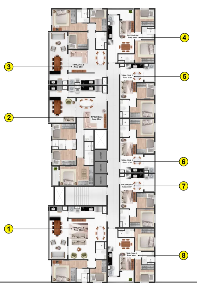 Apartamento, 3 quartos, 84 m² - Foto 13
