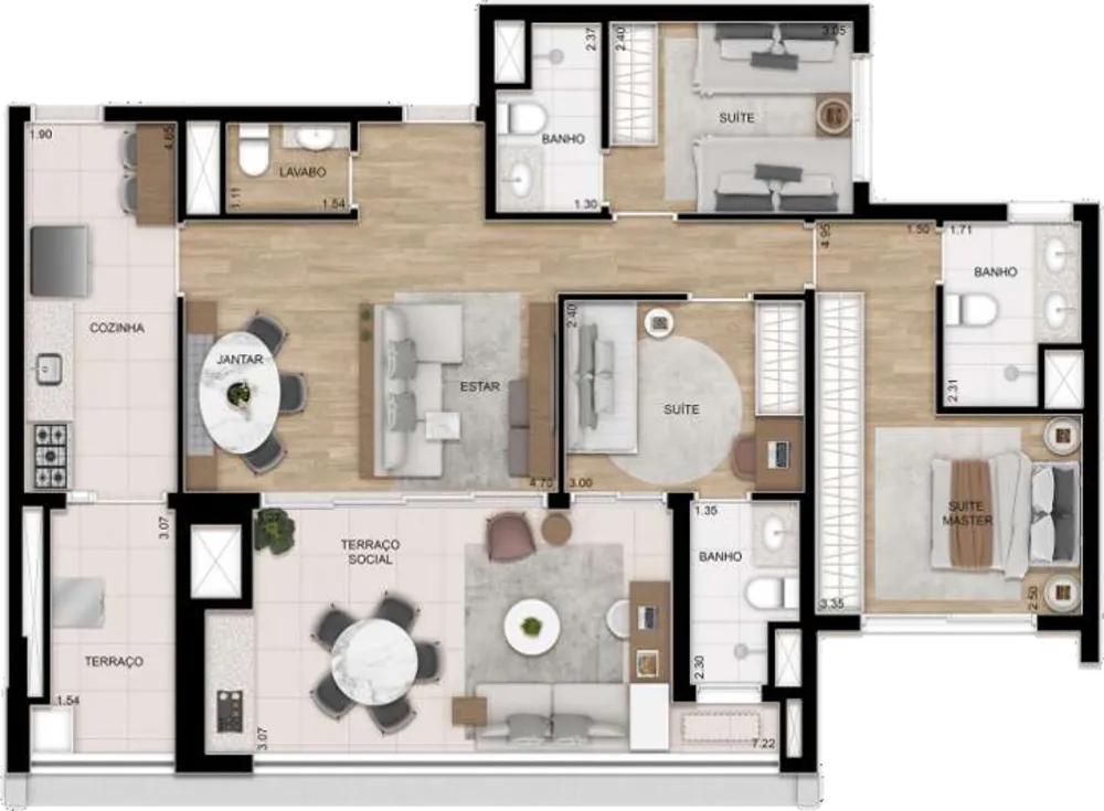 Apartamento, 2 quartos, 76 m² - Foto 20