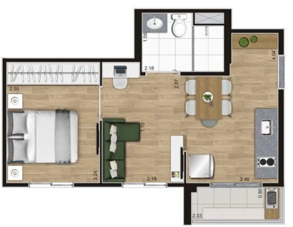 Apartamento, 2 quartos, 43 m² - Foto 20
