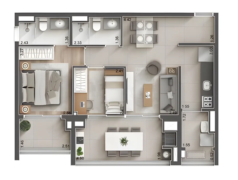 Apartamento, 1 quarto, 26 m² - Foto 7