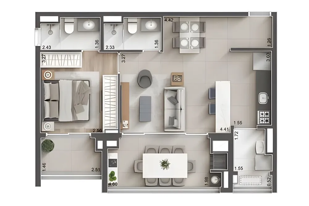 Apartamento, 1 quarto, 26 m² - Foto 17