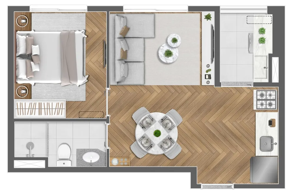Apartamento, 2 quartos, 48 m² - Foto 13