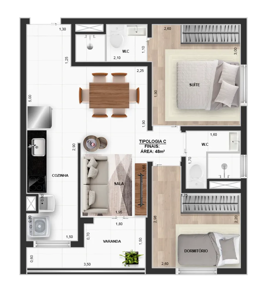 Apartamento, 3 quartos, 95 m² - Foto 5