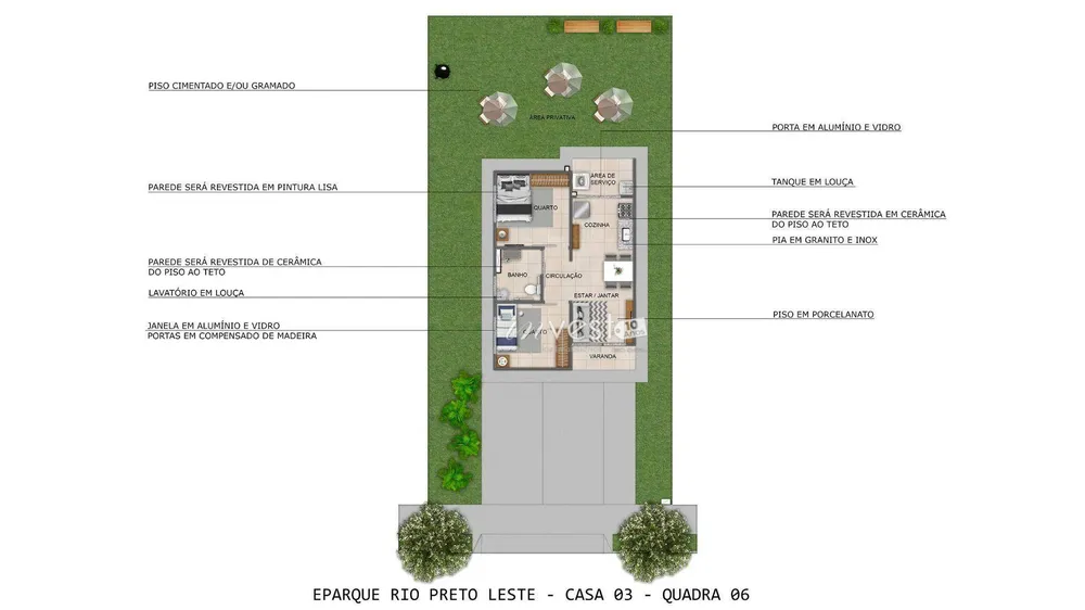 Casa, 2 quartos, 200 m² - Foto 7